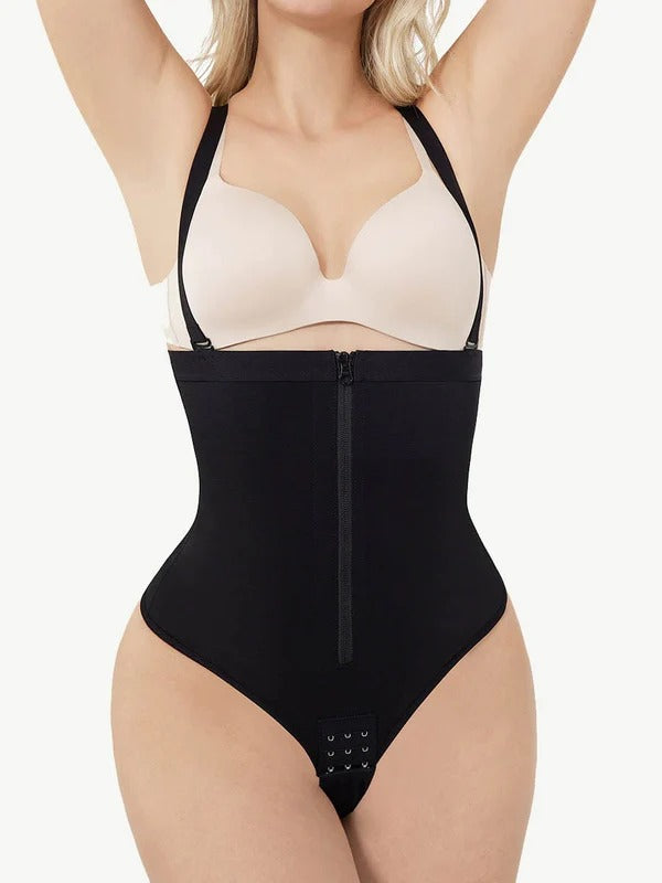 High Compression Tummy Control Thong Bodysuit